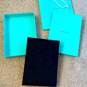 Tiffany necklace box, presentation, bag